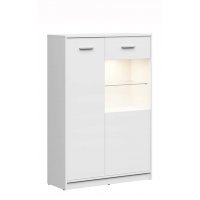 Vitrina NEPO REG1D1W/90 BI